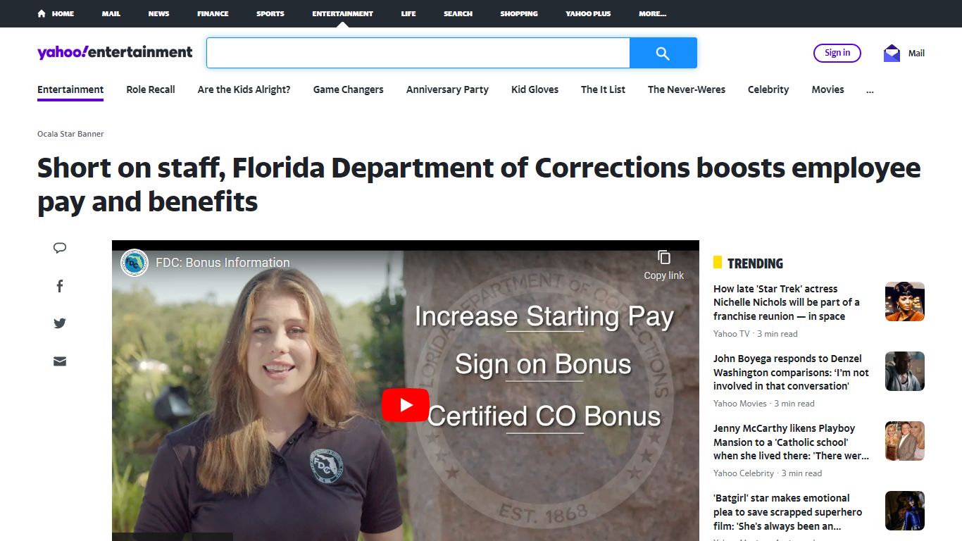 Short on staff, Florida Department of Corrections boosts employee pay ...